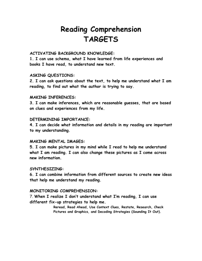 reading-comprehension-strategies