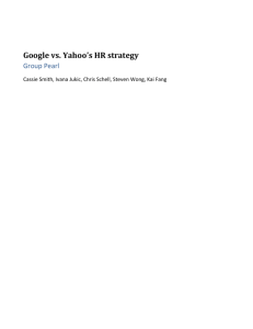 Google vs. Yahoo`s HR strategy