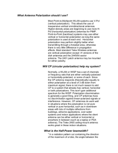 What Antenna Polarization should I use