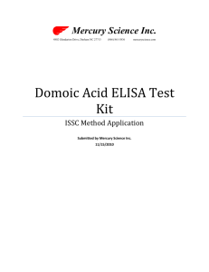 Domoic Acid ELISA Test Kit