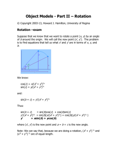 Rotation - University of Regina