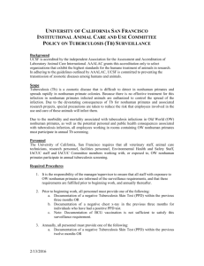 IACUC_TB_Policy - UCSF Occupational Health Program