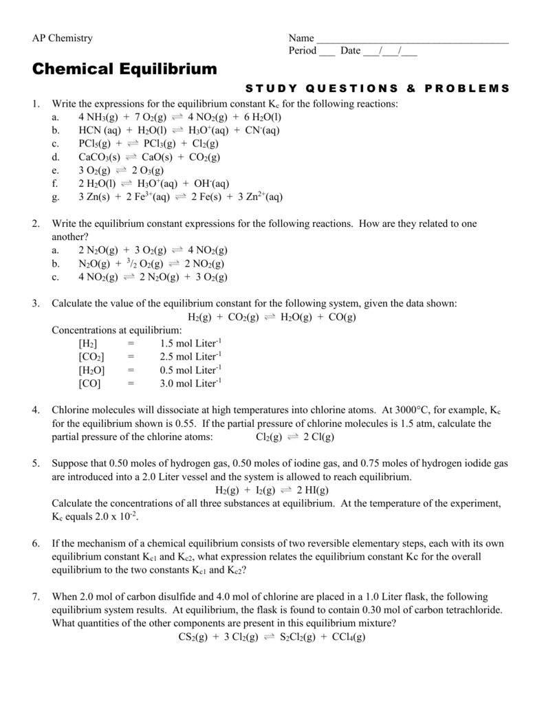 General Equilibrium Study Questions And Problems