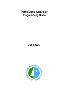 Traffic Signal Controller Programming Manual