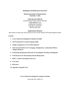 Belen et al. – Handout - National Association of Psychometrists