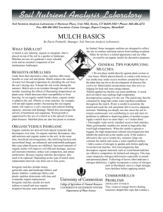 mulch - Soil Nutrient Analysis Laboratory