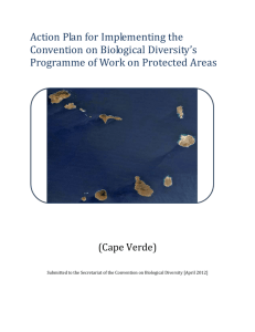 Action Plan for Implementing the Convention on Biological Diversity`s
