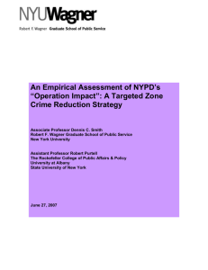 An Empirical Assessment of NYPD`s “Operation Impact”