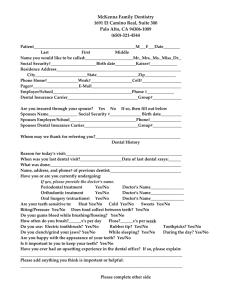 Registration Form - McKenna Family Dentistry