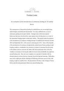 Festina Lente An evaluation of the introduction of continuous