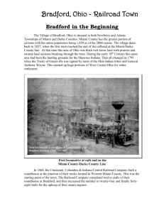 Bradford Pan Handle Railroad Depot