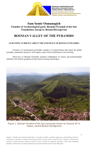 Scientific Evidence - Bosnian Valley of the Pyramids