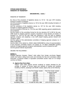 Decision 2222 - shipco syria