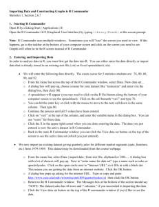 Instructions for Importing Data and Constructing Graphs in R ()