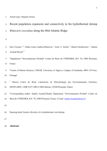 Recent population expansion and migrations in the - univ