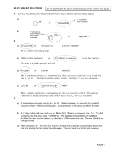 Alkyl Halides Solutions