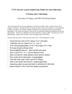 UVIT detector system Engineereing Model test and