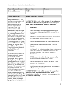 Civics and Economics