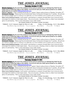 The Jones Journal