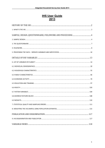 IHS User Guide 2013 - Office for National Statistics