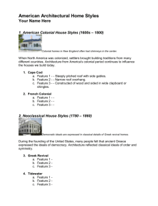 American Architectural styles