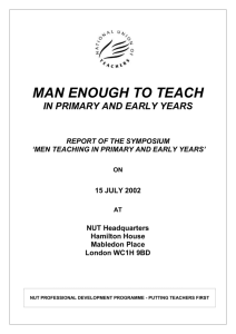 man enough to teach