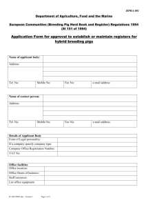 Form HPRA 001 - Department of Agriculture