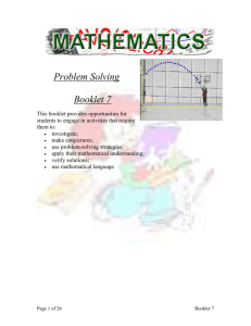 Booklet 7 - Suffolk Maths