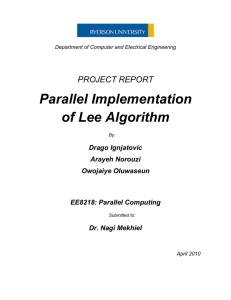 Report - Department of Electrical and Computer Engineering