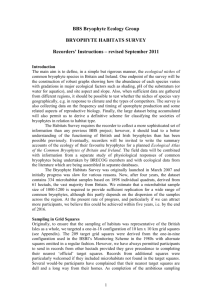 Habitat Survey Instructions (revised September 2011)