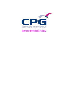 CPG Environmental Policy