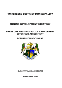 Phase1&2 - Waterberg District Municipality