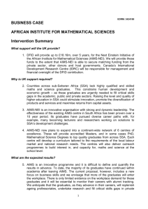 Business Case and Intervention Summary