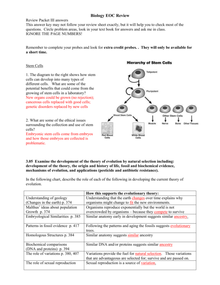 Science Eoc Review Downloads Science Eoc Review Downloads