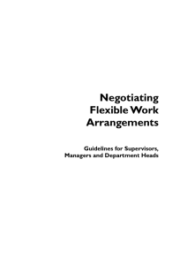 Negotiating Flexible Work Arrangments