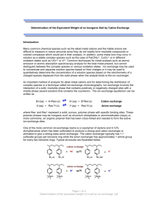 CHEMISTRY 221 LABORATORY—QUANTITATIVE ANALYSIS