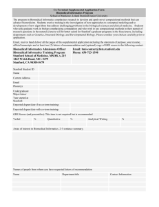 Coterminal Supplemental Application Form