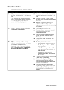 Filling and Excavation Code