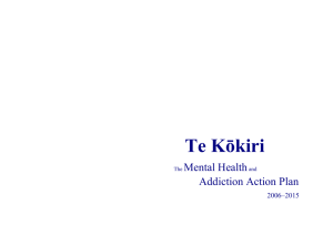 Te Kōkiri: The Mental Health and Addiction