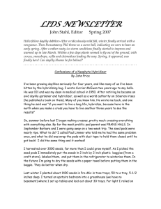 LIDS NEWSLETTER - Long Island Daylily Society