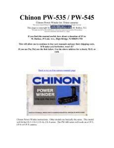 Chinon PW-535 / PW-545
