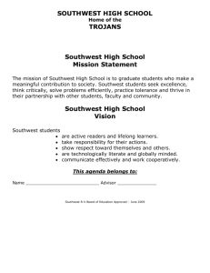 SOUTHWEST HIGH SCHOOL