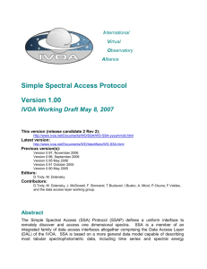 3 SSA Operations - National Radio Astronomy Observatory