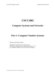 Number systems notes - De Montfort University