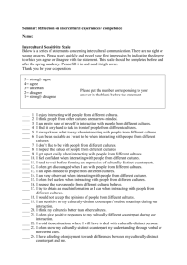 Intercultural Sensitivity Scale