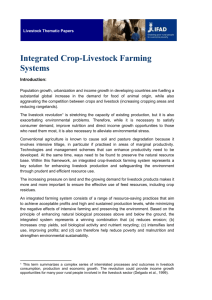Integrated Crop-Livestock Farming Systems