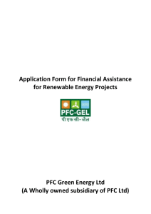 Loan Application Form - PFC Green Energy Limited