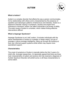 Autism - Disability Action
