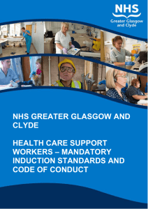 nhs greater glasgow and clyde Health Care Support Workers