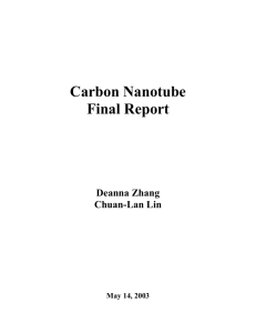 Applications of Carbon Nanotubes
